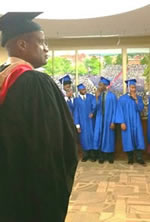 Assistant Secretary Jay Williams meeting the 2016 graduates of Washington, DC’s Benjamin Banneker Academic High School