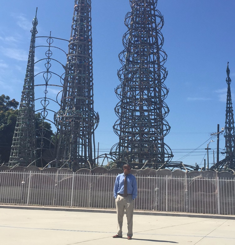 Assistant Secretary Williams visits the Watts Tower in Watts, California