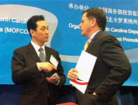 January 18, 2011 - Assistant Secretary Fernandez participates in the North Carolina Trade and Investment Seminar and Signing Ceremony in Durham, N.C., hosted by China's Ministry of Commerce in conjunction with Chinese President Hu Jintao's visit to the U.S.