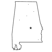 Image of map of state