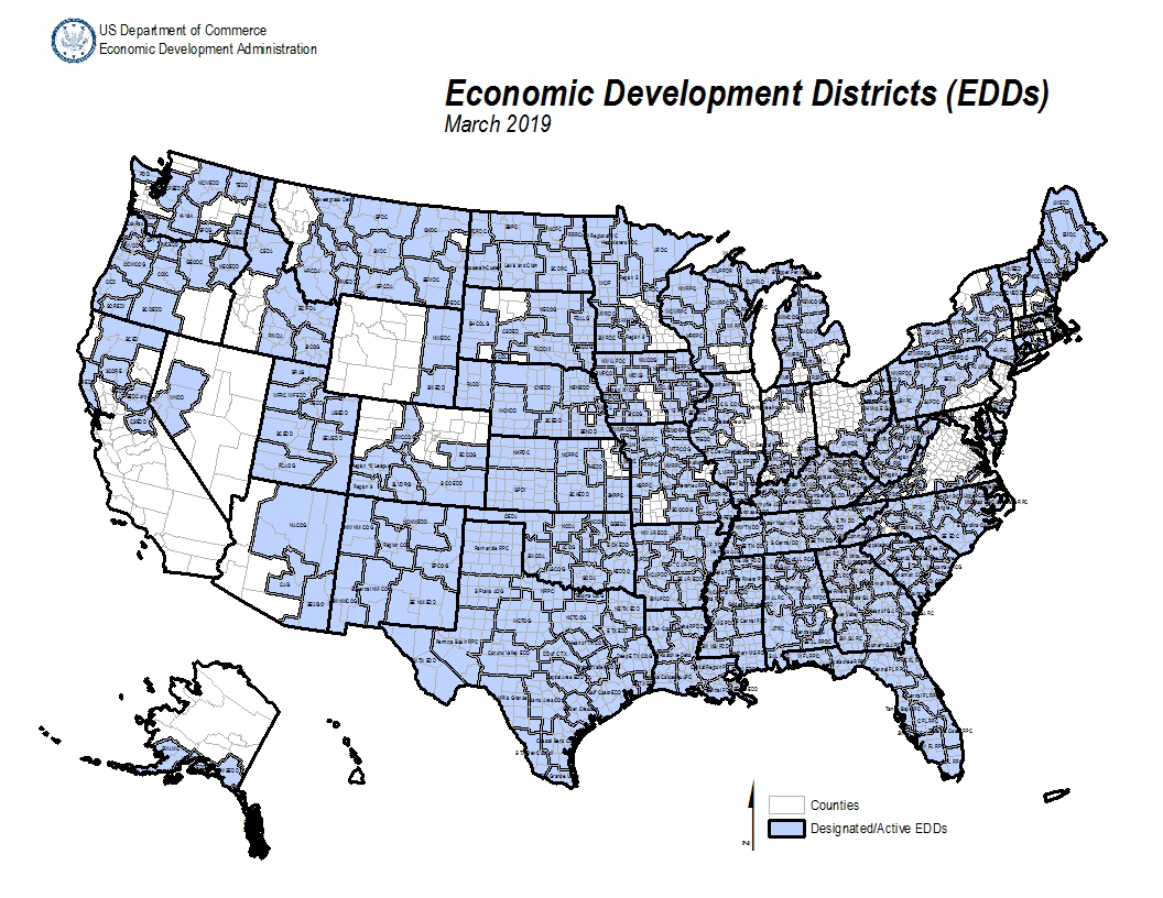 EDA's Economic Development Districts (www.eda.gov)