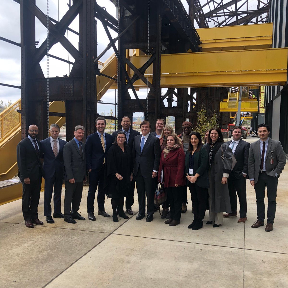 Deputy Secretary Karen Dunn Kelley and Assistant Secretary Fleming visiting Hazelwood Green Development Site