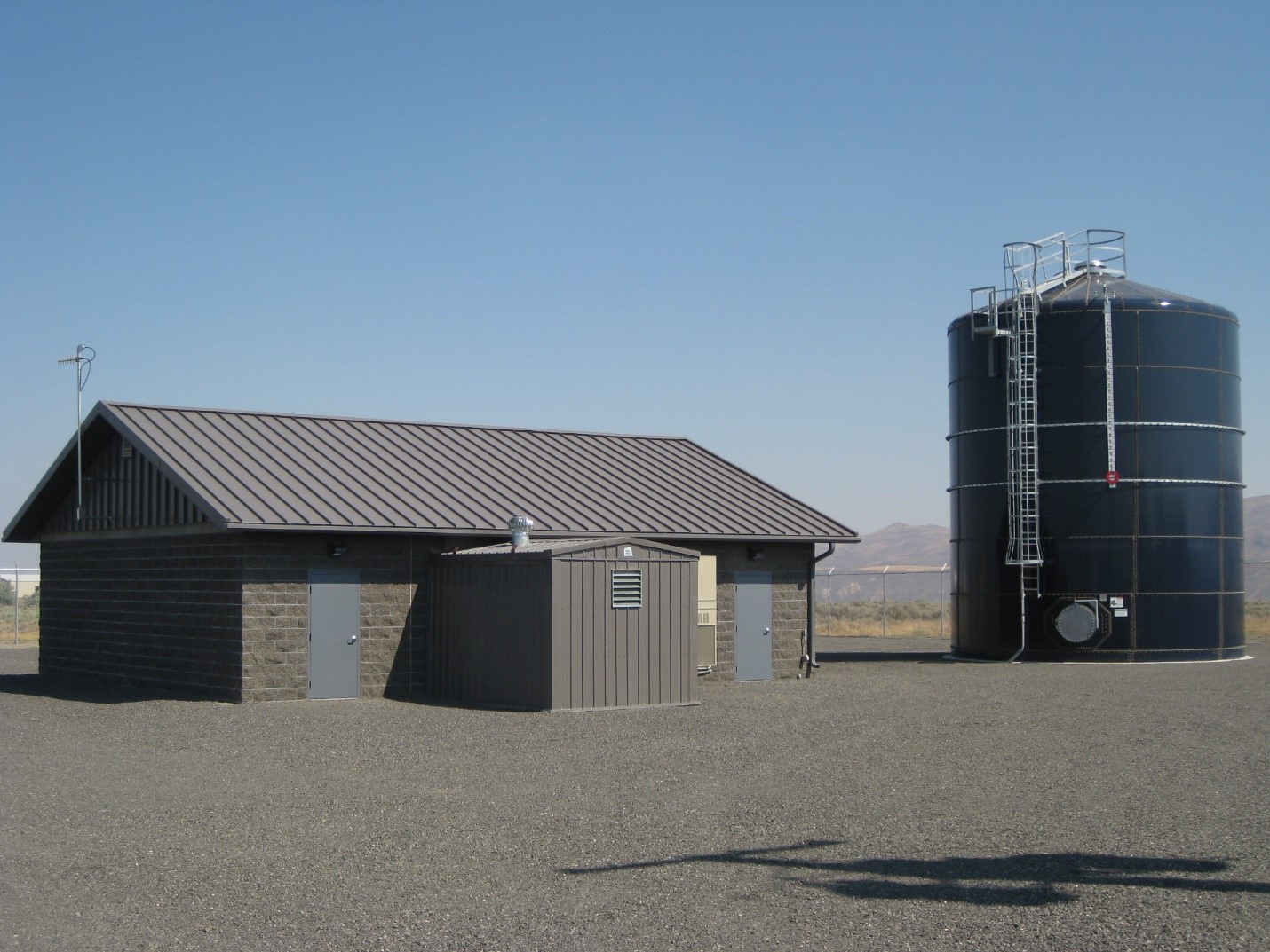 A well facility is the centerpiece of water infrastructure funded as part of the Port of Royal Slope’s EDA grant.