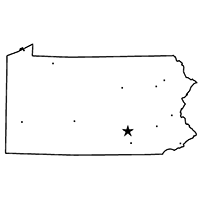 Image of map of state