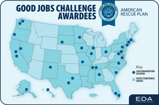 Good Jobs Challenge Awardee Map