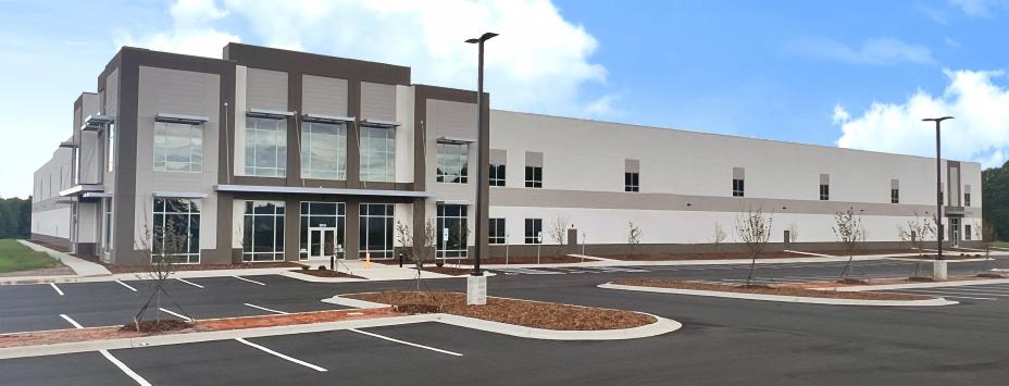 One of the recently completed buildings in the Washburn Switch Business Park.