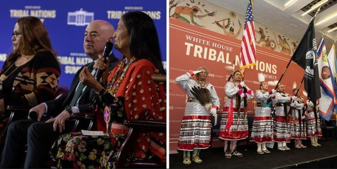 The two-day White House Tribal Nations Summit welcomed Indigenous representatives from across the country for panel discussions, meetings with federal leadership, and ceremonies honoring Native-American Heritage Month.