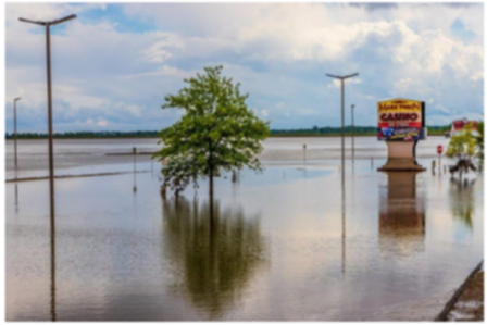 A business in LaGrange affected by the 2019 flooding.