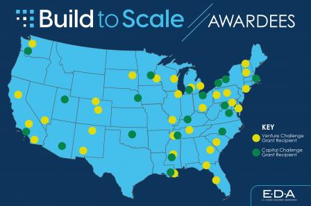Build to Scale Awardees Map