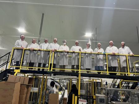 Group photo of workers at Bay Center Foods
