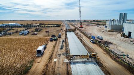 “Denim Road” was rebuilt to withstand dairy trucks, attracting the booming airy industry to the site