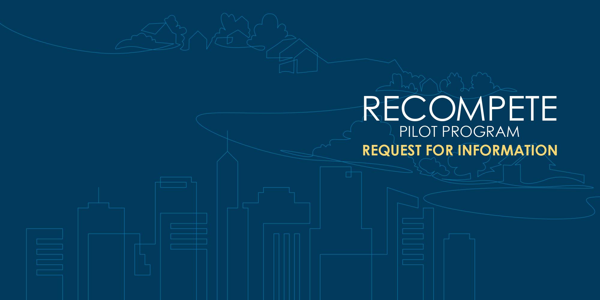 Recompete Pilot Program RFI graphic