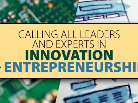 Graphic: Calling leaders and experts in innovation and entrepreneurship