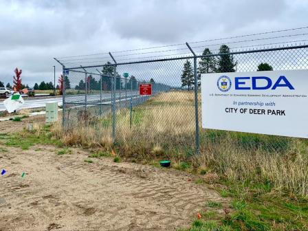 EDA’s investment in Deer Park, Washington, helped construct an all-season roadway to its new industrial park, the paving of sidewalks, and the installation of sewer, water, and lighting.