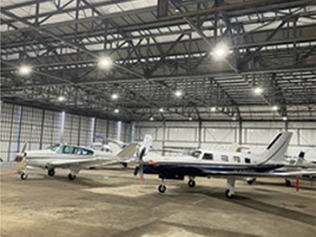 The hangar after this project was completed. Photo by Mike Williamson