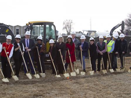 Officials break ground on the new, EDA-funded Treasure Valley Community College Career and Technical Education (CTE) Center (photos courtesy of TVCC)