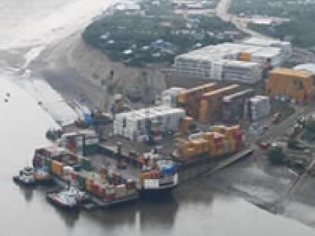 The Port of Bristol Bay in Naknek, Alaska