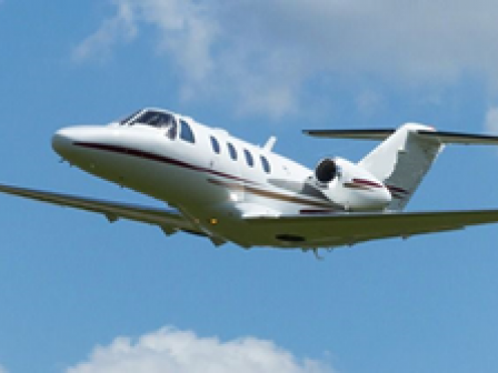 Plane flying out of Lewiston Regional Airport