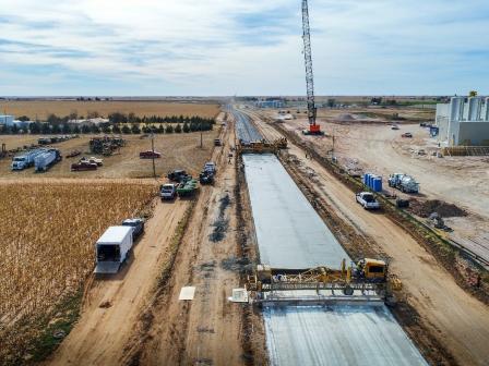 “Denim Road” was rebuilt to withstand dairy trucks, attracting the booming airy industry to the site