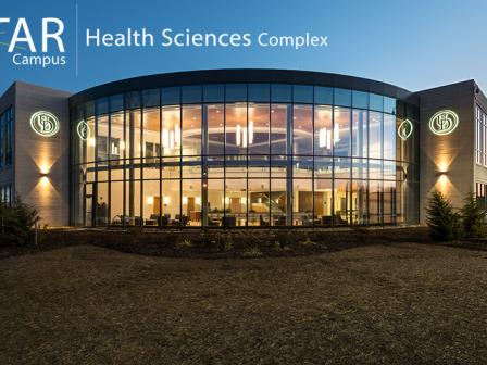 The Health Sciences Complex (HSC) located on the University of Delaware’s Science, Technology, and Advanced Research (STAR) Campus