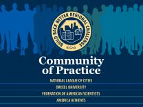Graphic: Community of Practice: National League of Cities, Drexel University, Federation of American Scientists, American Achieves