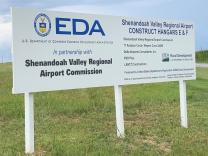 Shenandoah Airport: Construction of Hangars E and F, made possible in part through EDA funding, began in July 2022.