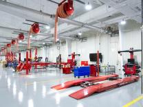 The automotive technology training facility is equipped with 20 automotive bays, capable of servicing any make and model vehicle.