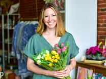 Debbie Hillary, owner of Busy Bee Floral in Monroe, Wisconsin, received a loan from an EDA-funded Revolving Loan Fund to help her business during the pandemic.