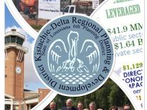 Kisatchie-Delta Regional Planning & Development District seal and project photo collage