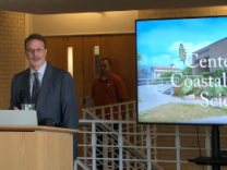 Deputy Assistant Secretary Dennis Alvord announces EDA grant to UT-Austin, in Port Aransas, TX